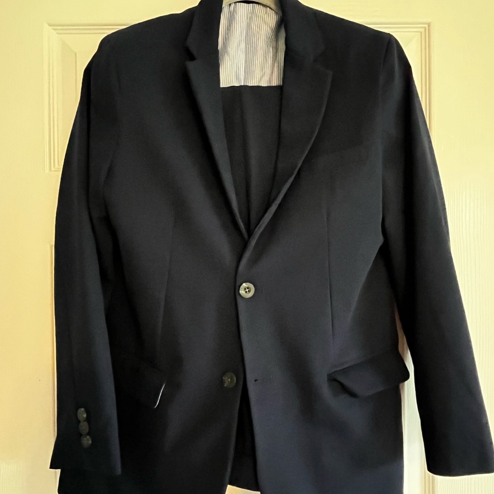 Boys Izod Blue Suit Jacket & Pants